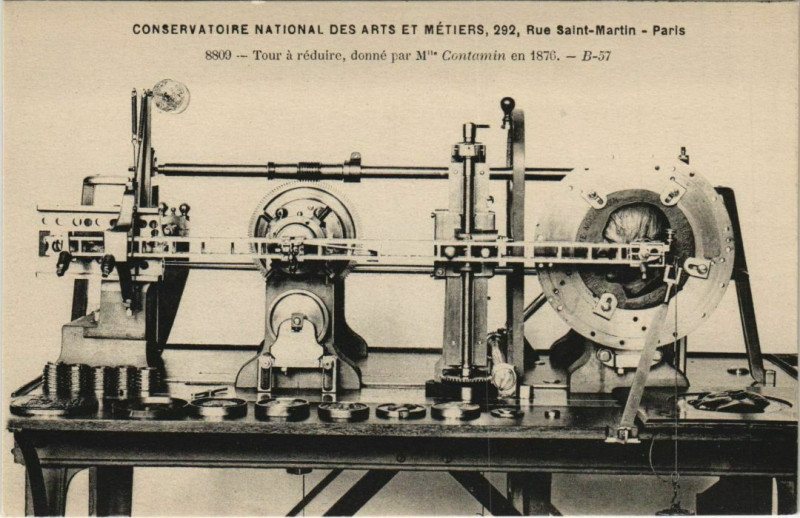 Carte postale ancienne Paris (3e) Cnam - Tour á réduire à Paris 3e