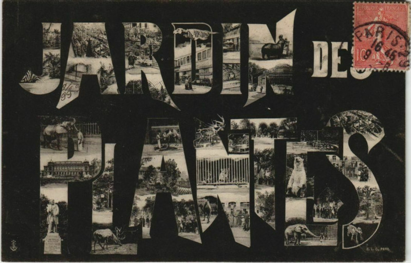 Carte postale ancienne Paris (5e) Jardin des Plantes - à Paris 5e