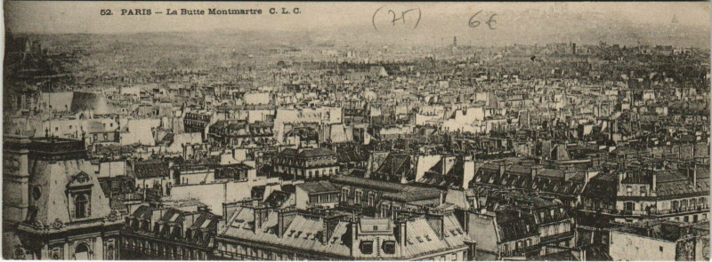 Carte postale ancienne Paris - La Rue Montmartre à Paris