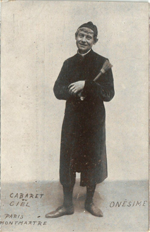 Carte postale ancienne Montmartre - Cabaret du Ciel - Onésime à Paris 9e