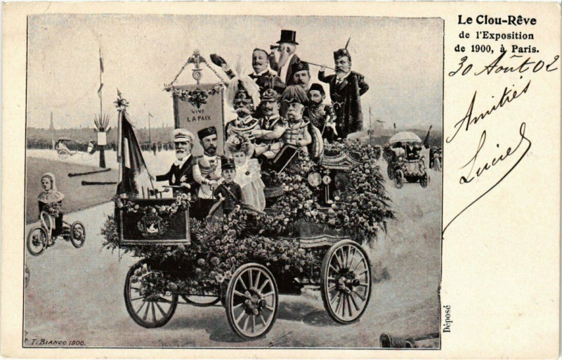 Carte postale ancienne Paris - Le Clou-Réve de l'Exposition de 1900, á Paris à Paris