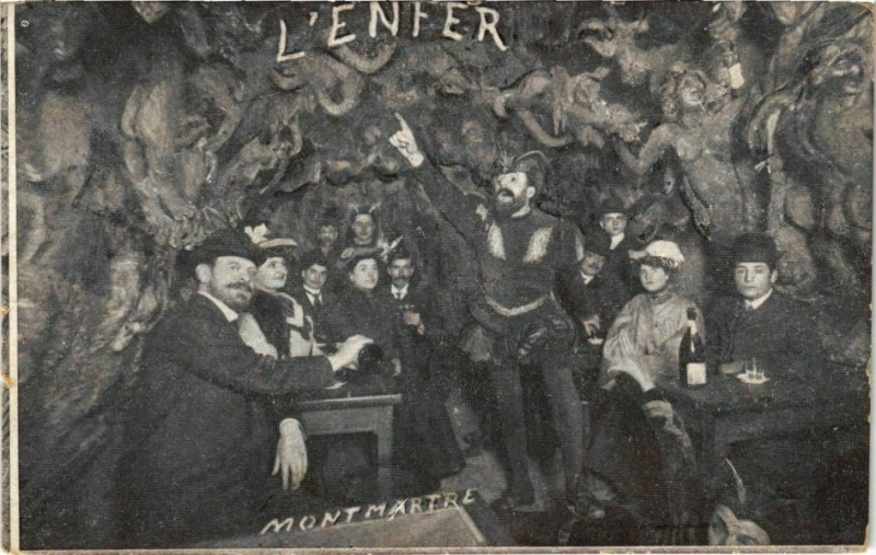 Carte postale ancienne L'Enfer à Paris 9e