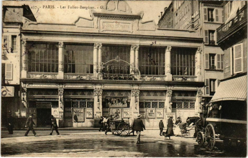 Carte postale ancienne Paris 9e - Les Folies-Bergéres à Paris 9e