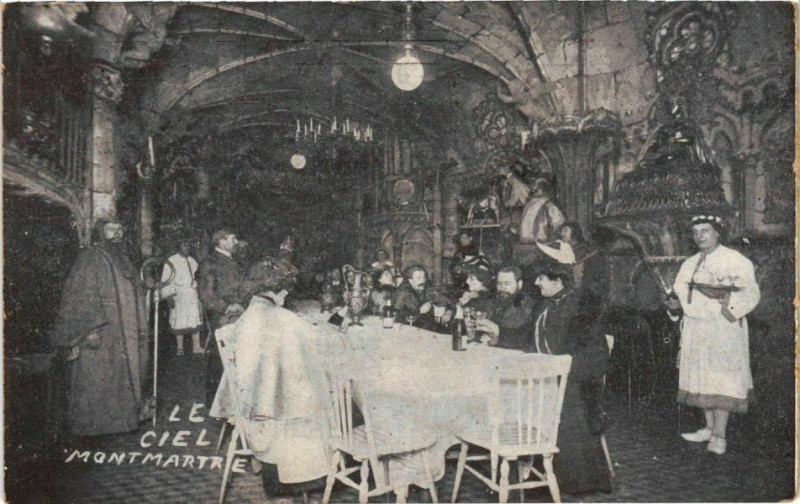 Carte postale ancienne Le Ciel - Montmartre à Paris 9e