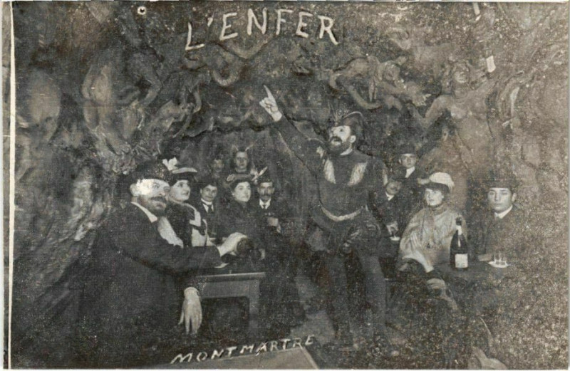 Carte postale ancienne L'Enfer à Paris 9e