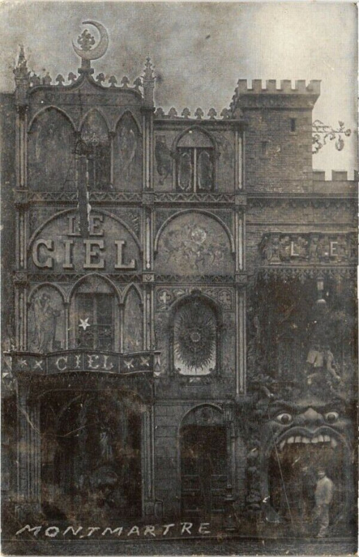 Carte postale ancienne Montmartre - Le Ciel à Paris 18e