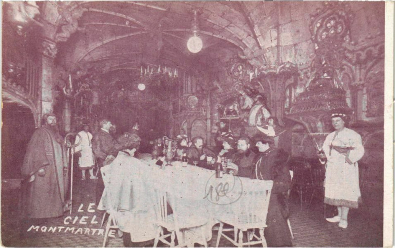 Carte postale ancienne Le Ciel - Montmartre à Paris 9e