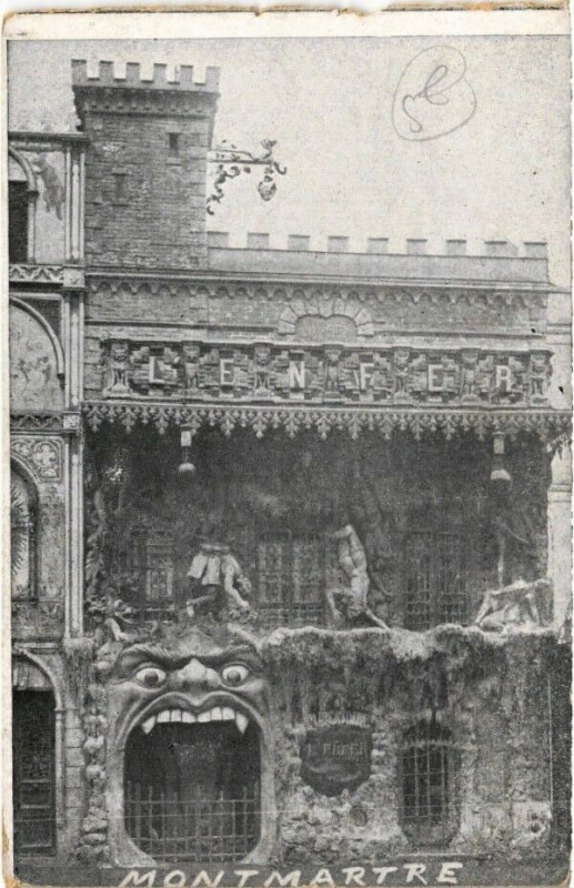 Carte postale ancienne Montmartre - L'Enfer à Paris 9e