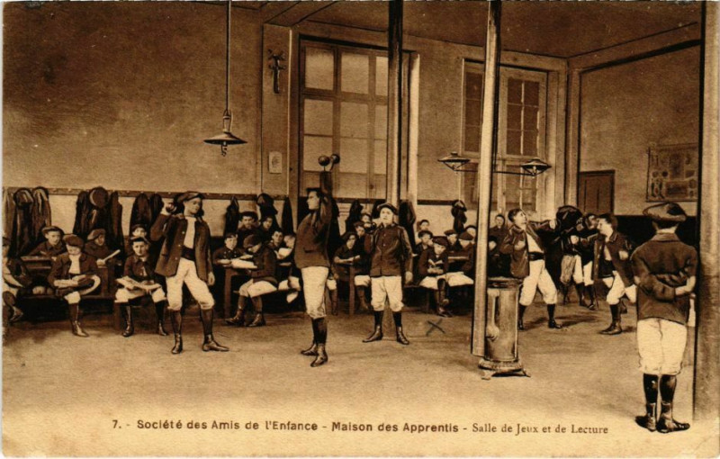 Carte postale ancienne Paris 5e - Société des Amis de l'Enfance à Paris 5e