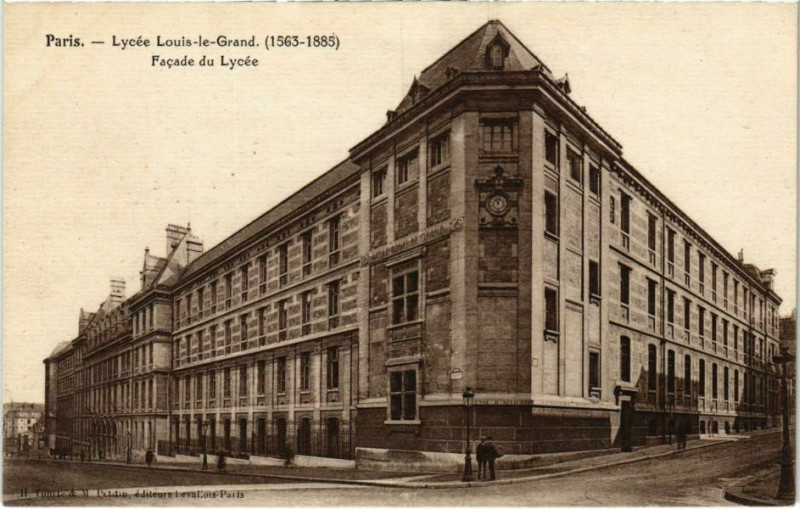 Carte postale ancienne Paris 5e - Lycée Louis-le-Grand à Paris 5e