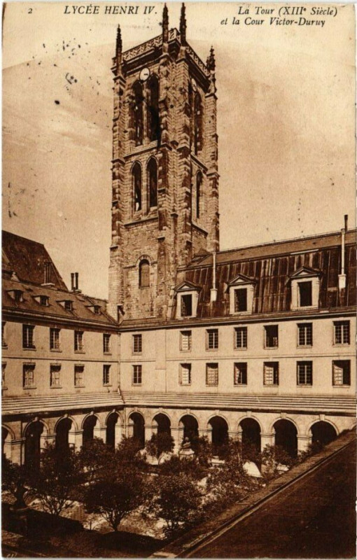 Carte postale ancienne Paris 5e - Lycée Henri Iv à Paris 5e