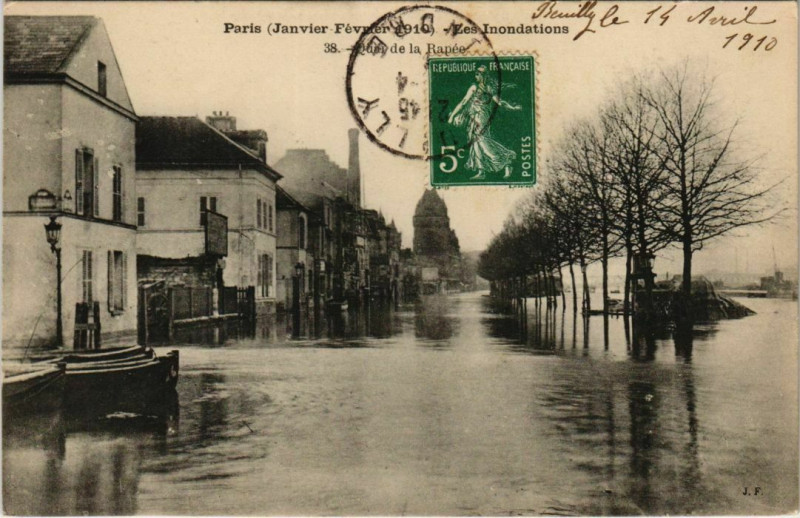 Carte postale ancienne Paris 12e - Quai de la Rapée à Paris 12e