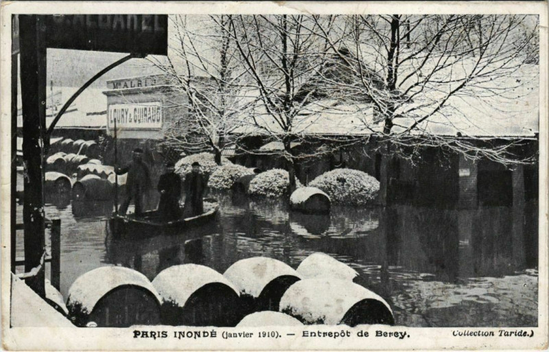 Carte postale ancienne Paris 12e - Entrepôt de Bercy à Paris 12e