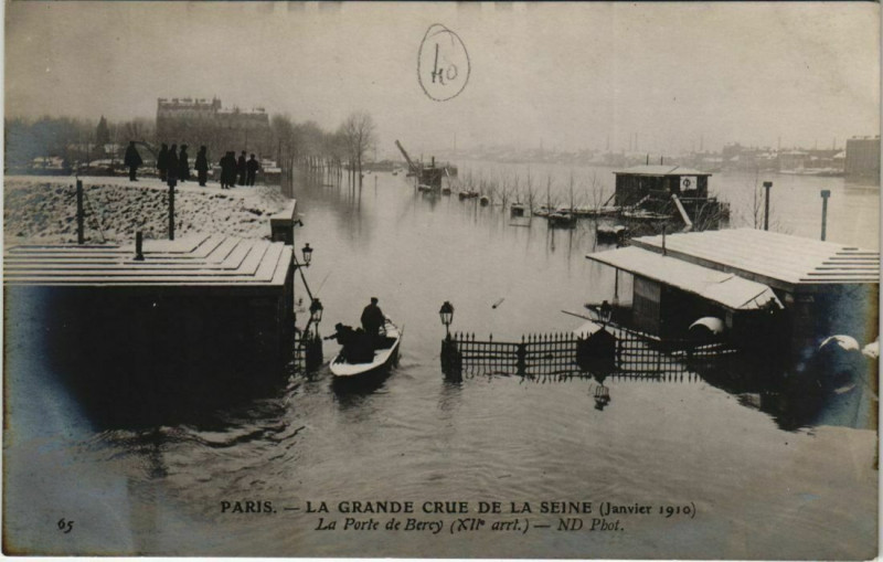 Carte postale ancienne Paris 12e - La Porte de Bercy à Paris 12e