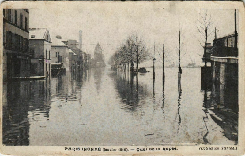 Carte postale ancienne Paris 12e - Quai de la Rapée à Paris 12e