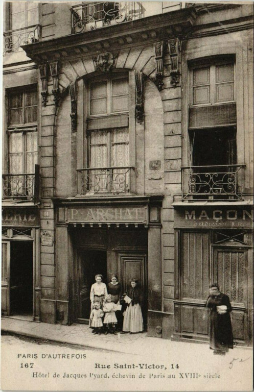 Carte postale ancienne Paris 5e - Rue Saint-Victor, 14 à Paris 5e