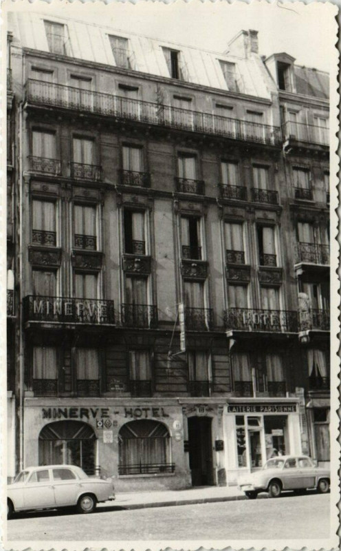 Carte postale ancienne Paris 5e - 13 rue des Ecoles, Hotel Mierve Photo à Paris 5e