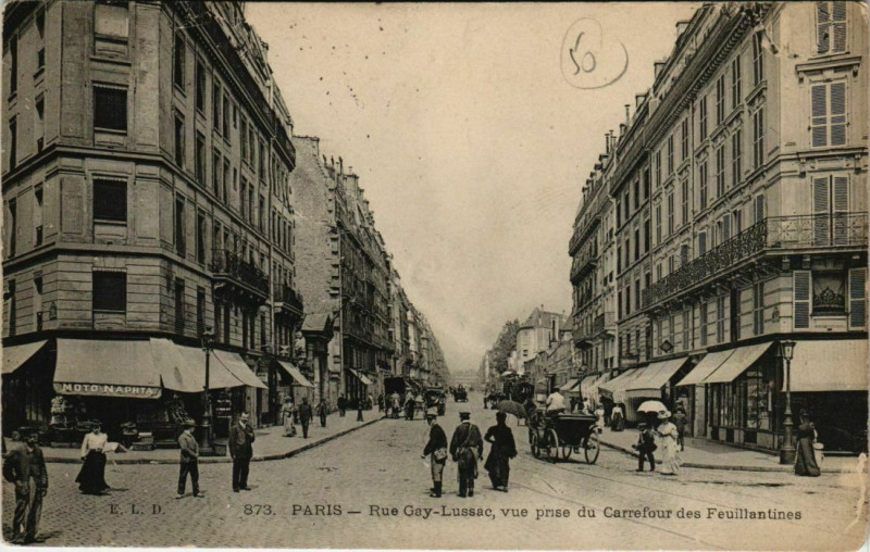 Carte postale ancienne Paris 5e - Rue Gay-Lussac à Paris 5e