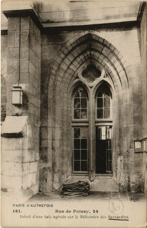 Carte postale ancienne Paris 5e - Rue de Poissy, 24 à Paris 5e