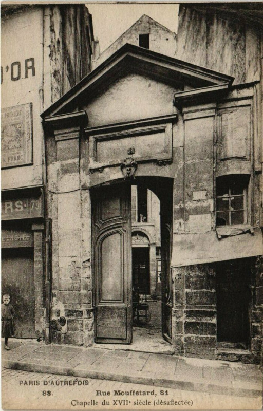 Carte postale ancienne Paris 5e - Rue Mouffetard, 81 à Paris 5e