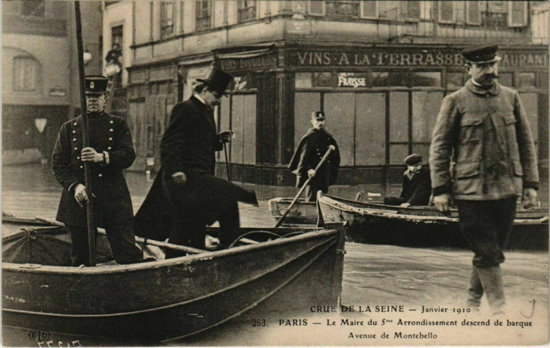 Carte postale ancienne Paris 5e - Le Maire du 5ieme Arrondissement à Paris 5e
