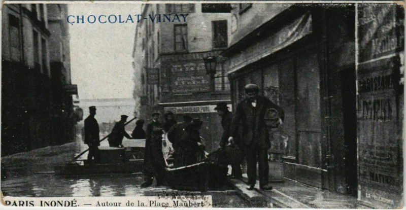 Carte postale ancienne Paris 5e - Autour de la Place Maubert à Paris 5e