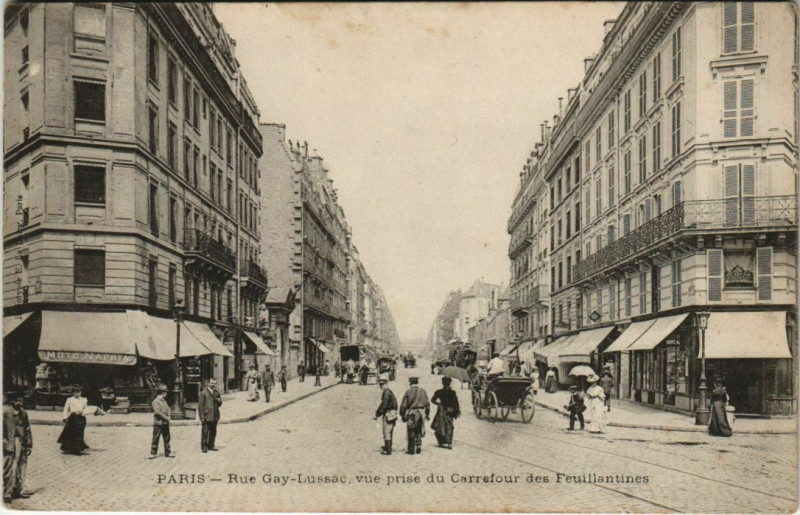 Carte postale ancienne Paris 5e - Rue Gay-Lussac à Paris 5e