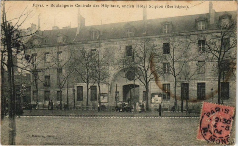 Carte postale ancienne Paris 5e - Boulangerie Centrale des Hopitaux  à Paris 5e