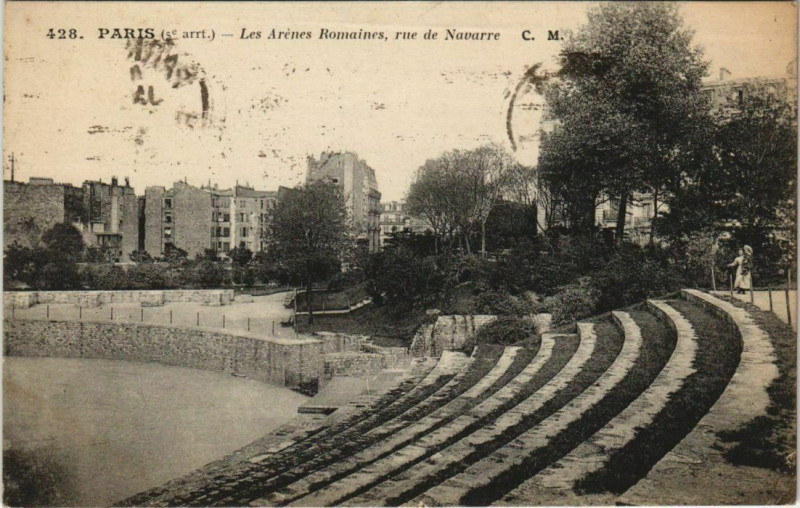 Carte postale ancienne Paris 5e - Les Arénes Romaines à Paris 5e
