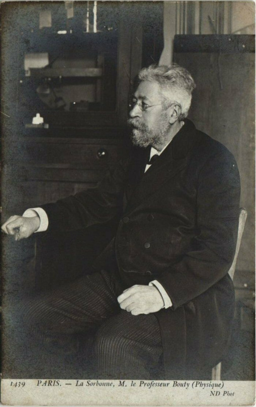 Carte postale ancienne Paris 5e - La Sorbonne, M. le Professeur Bouty  à Paris 5e