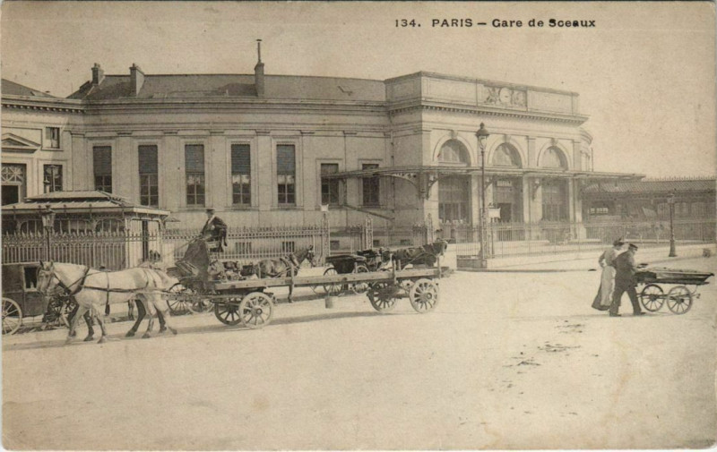 Carte postale ancienne Gare de Sceaux à Paris 14e