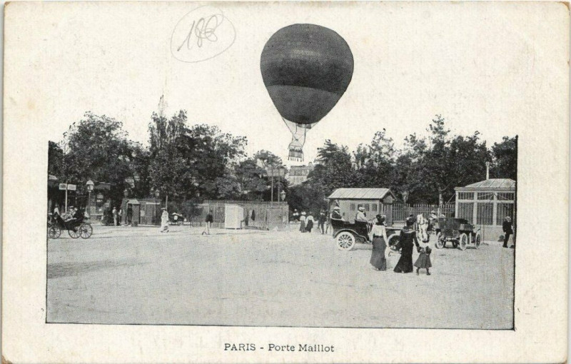 Carte postale ancienne Porte Maillot à Paris 16e