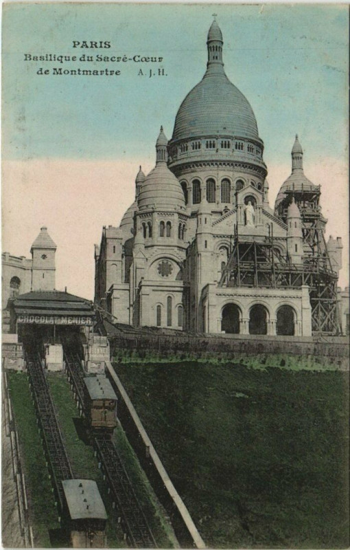 Carte postale ancienne Paris - Basilique du Sacré-Coeur de Montmartre à Paris