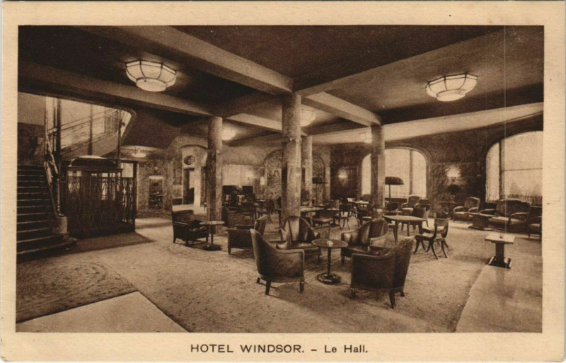 Carte postale ancienne Paris - Hotel Windsor à Paris