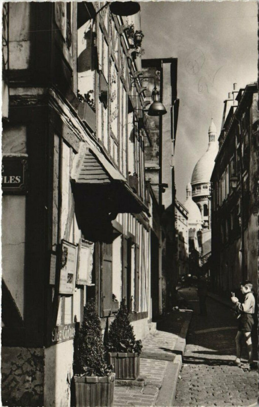Carte postale ancienne Paris - Vieux Monmartre à Paris