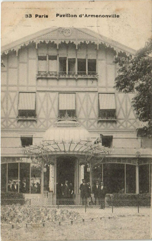 Carte postale ancienne Pavillon d'Armenonville à Paris 16e
