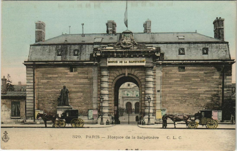 Carte postale ancienne Paris - Hospice de la Salpétriére à Paris