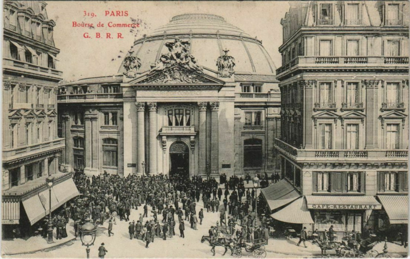 Carte postale ancienne Bourse de Commerce à Paris 1er
