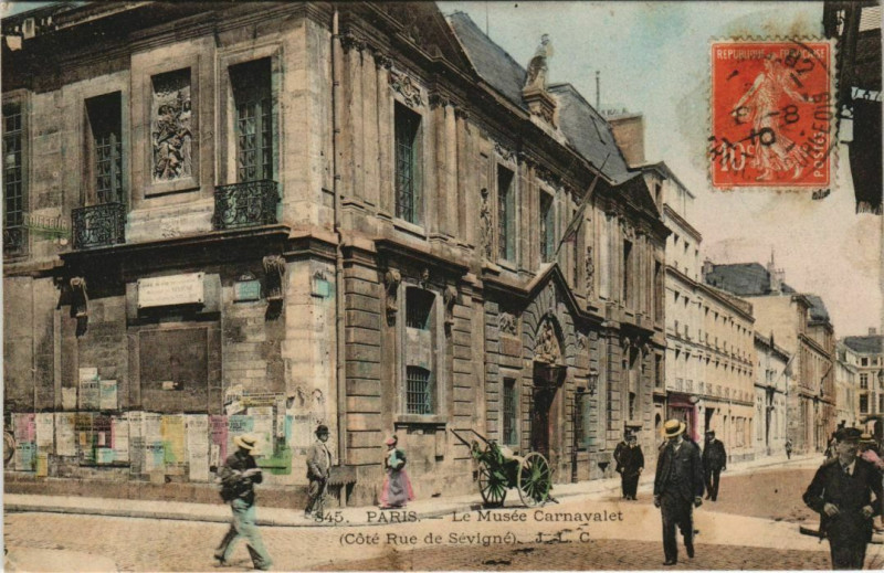 Carte postale ancienne Paris - La Musée Carnavalet  à Paris