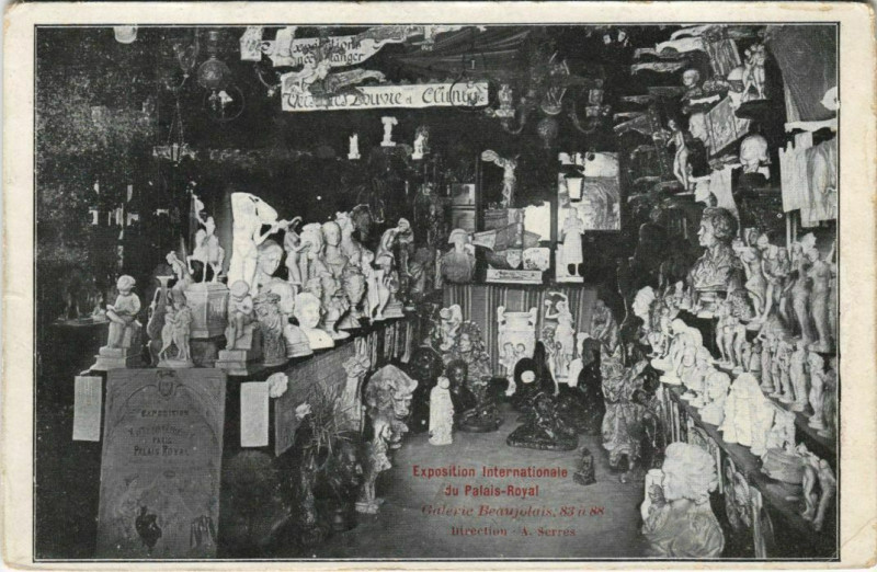 Carte postale ancienne Paris - Exposition Internationale du Palais-Royal à Paris