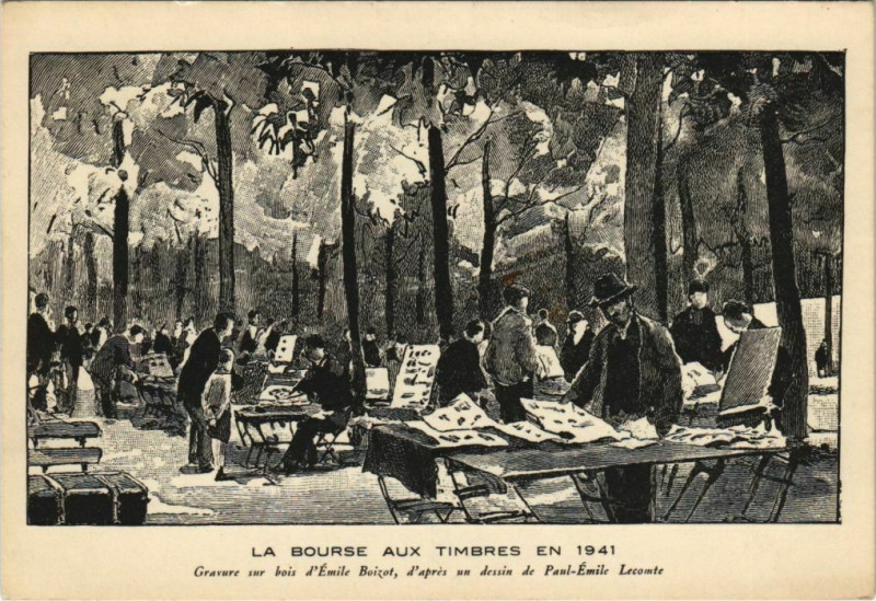 Carte postale ancienne Paris 8e - La Bourse à Paris 8e
