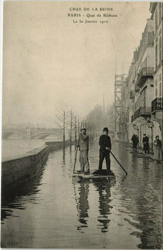 Carte postale ancienne Paris 4e - Quai de Béthune  à Paris 4e