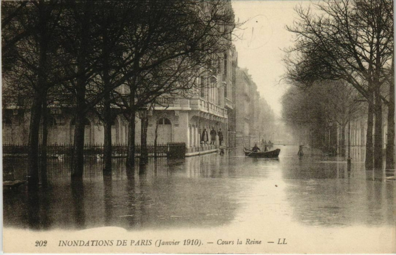 Carte postale ancienne Paris 8e - Cours la Reine - Ll.202  à Paris 8e