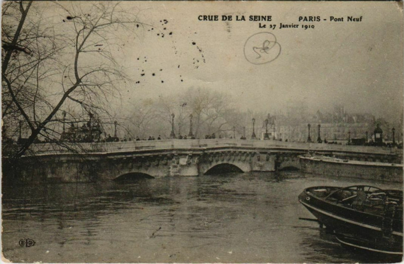 Carte postale ancienne Paris 1er - Pont Neuf  à Paris 1er