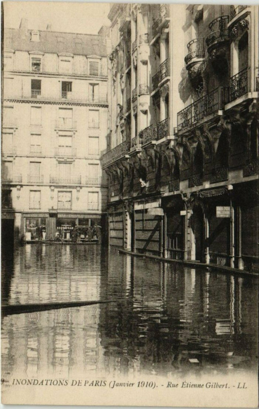 Carte postale ancienne Paris - Rue Etienne-Gilbert - Ll.  à Paris