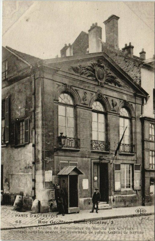 Carte postale ancienne Paris 5e - Rue Geoffroy St-Hilaire  à Paris 5e