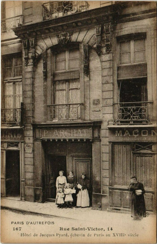 Carte postale ancienne Paris 5e - Rue St-Victor, 14  à Paris 5e