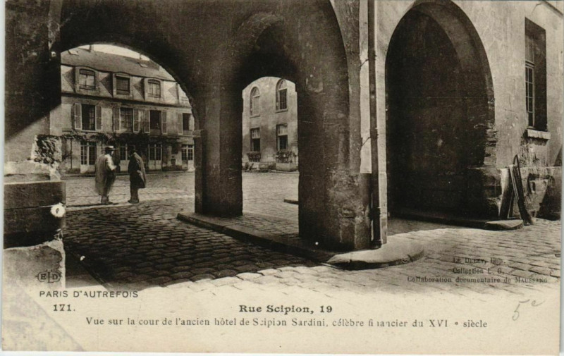 Carte postale ancienne Paris 5e - Rue Scipion, 19  à Paris 5e