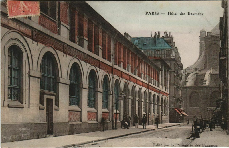 Carte postale ancienne Paris - Hotel des Examens à Paris