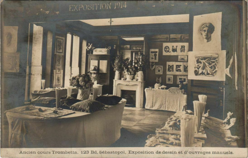 Carte postale ancienne Paris - Exposition à Paris